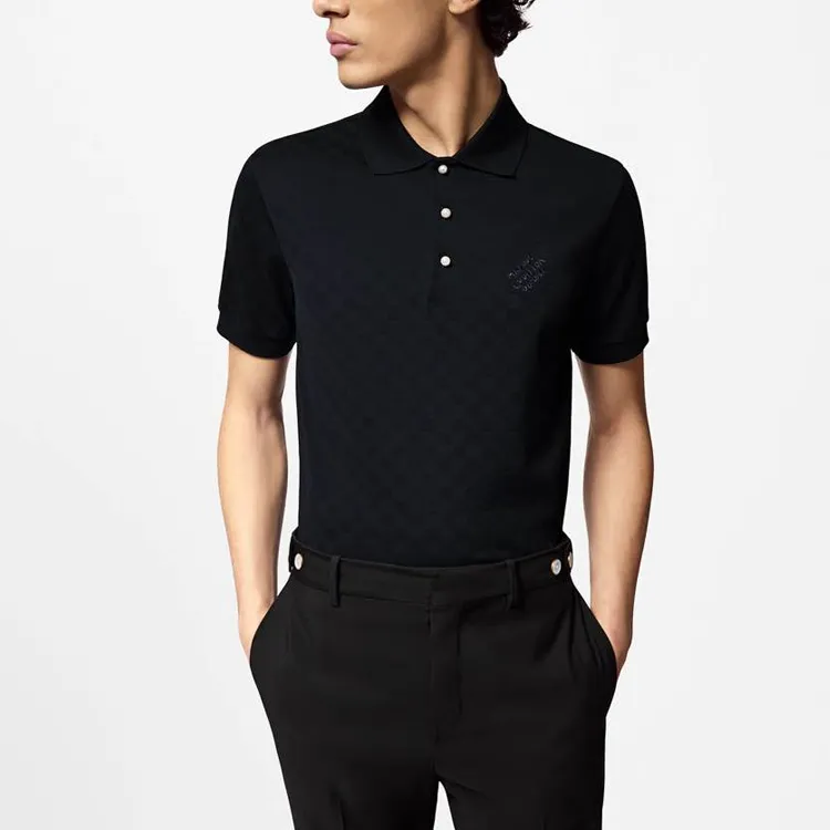 LOUIS VUITTON 1AGILG Damier Cotton Pique Polo-1