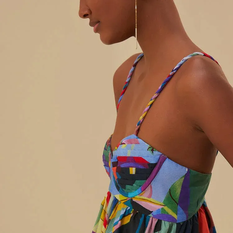 Farm Rio Tropical Scenario Cotton Maxi Dress-2