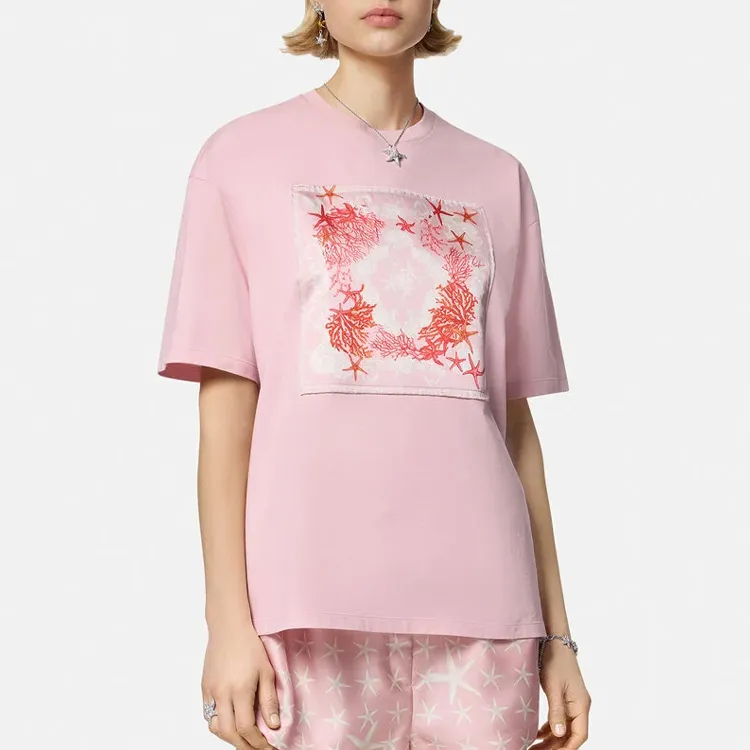 VERSACE Barocco Sea Logo-Printed Crewneck T-Shirt-3