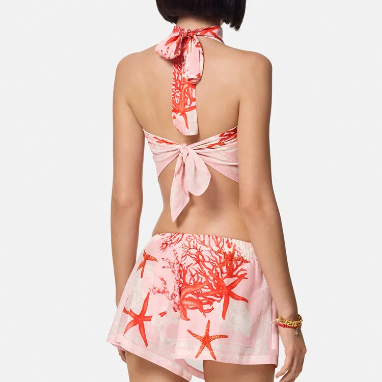 FANSIZHE La Vacanza Vacation Collection SS24 Camisole Women's Pink-3