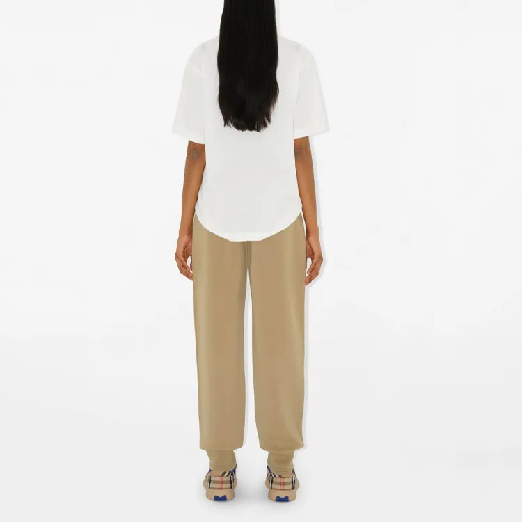 Burberry Knitted Sports Pants Women's Sand-2