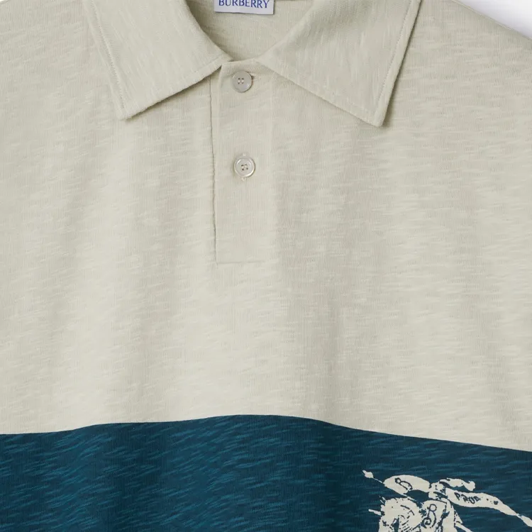 Burberry Ekd Striped Polo Shirt-5