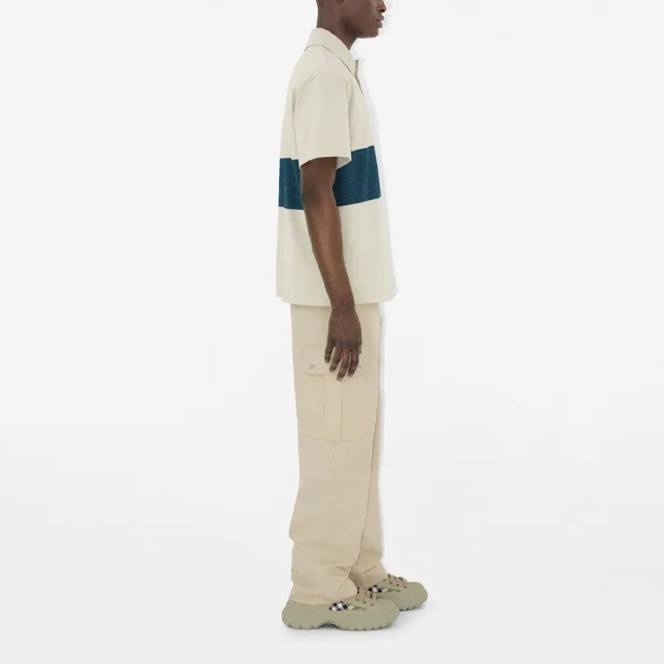 Burberry Ekd Striped Polo Shirt-4