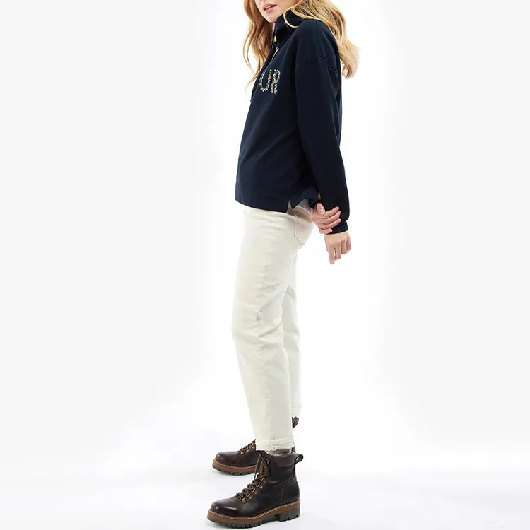 BARBOUR Sweatshirt Women's Navy Blue-4