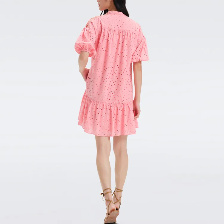 DVF Diane Von Furstenberg Agar Puff sleeve Minidress-2