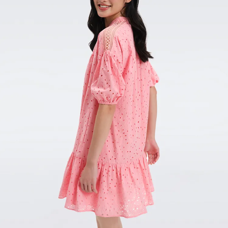 DVF Diane Von Furstenberg Agar Puff sleeve Minidress-3