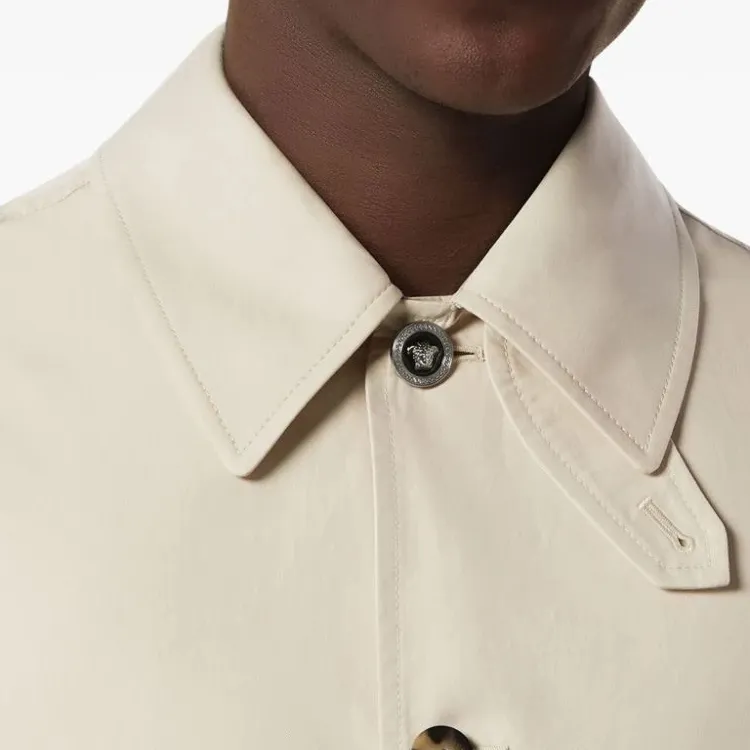 VERSACE Barrocco Sea Trench Coat-4