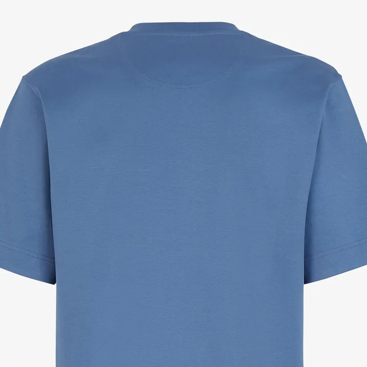 FENDI Logo Printed Crewneck T Shirt-5