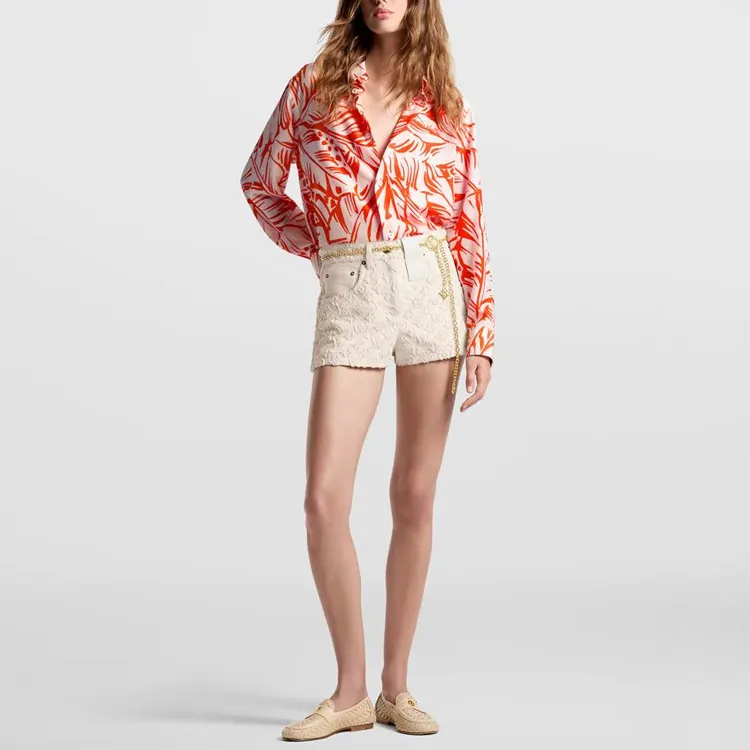 LOUIS VUITTON Monogram Fil Coupé Mini Shorts-1