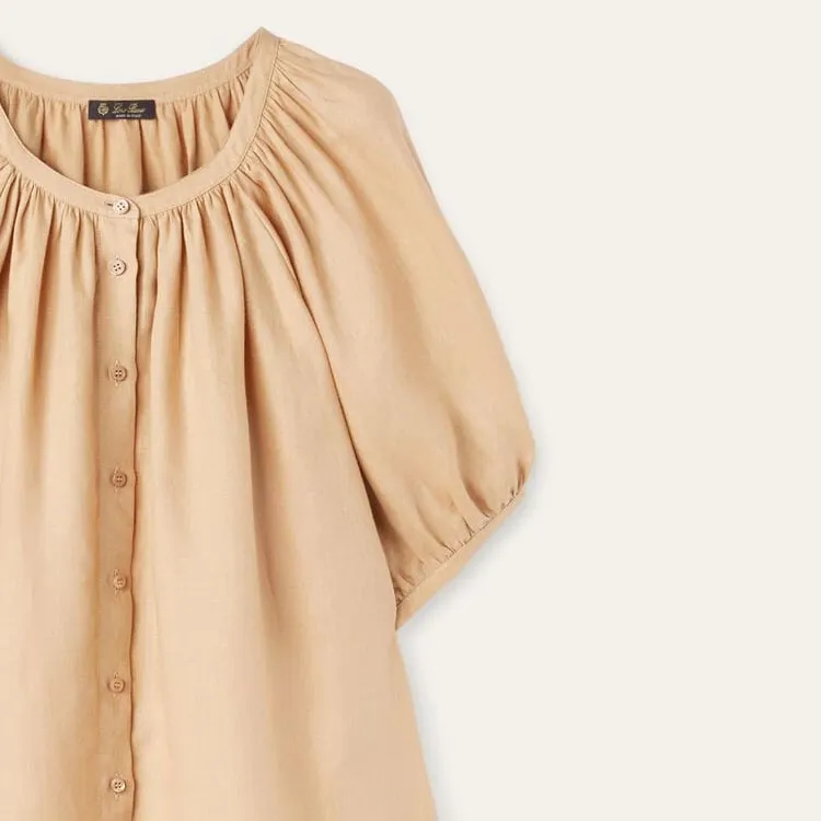 Loro Piana SS24 Shirt Women's Ginseng Light Yellow-2
