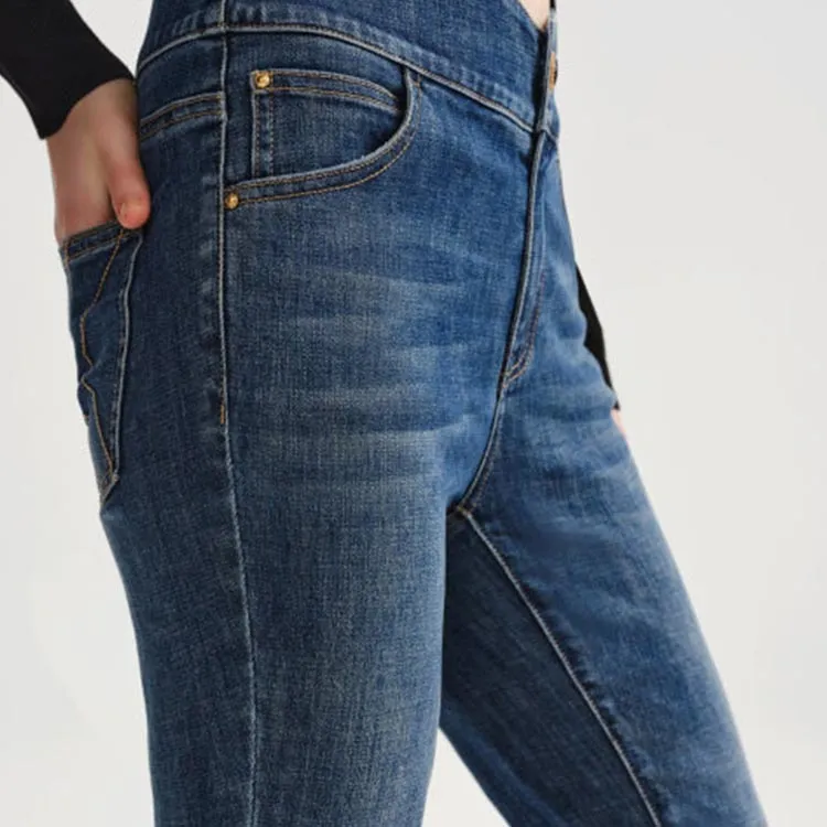 KARL LAGERFELD FW23 Jeans Women's Blue-3