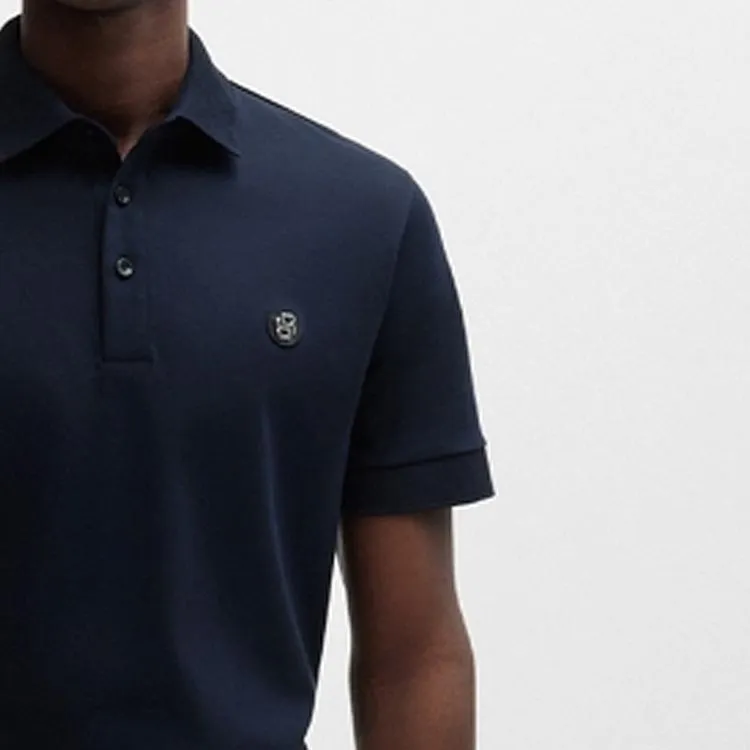 HUGO BOSS FW24 Polo Shirt Men's Dark Blue-4