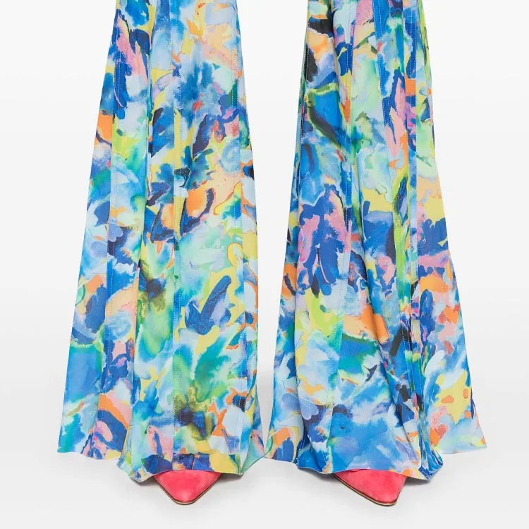 Patrizia Pepe Arty Splash print Tulle Jumpsuit-5