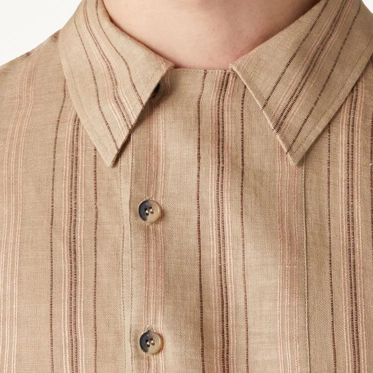 Loro Piana SS24 Shirt Men's Ginseng Light Yellow-4