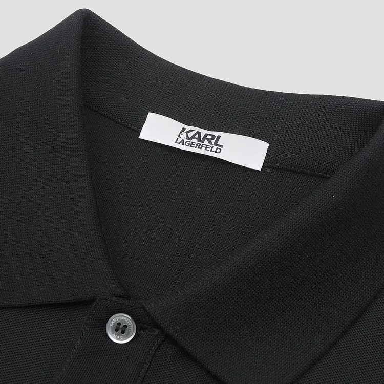 KARL LAGERFELD Polo Shirt Men's Black-2