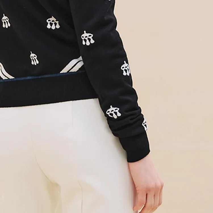 HERMES Sweaters Women's Black-3