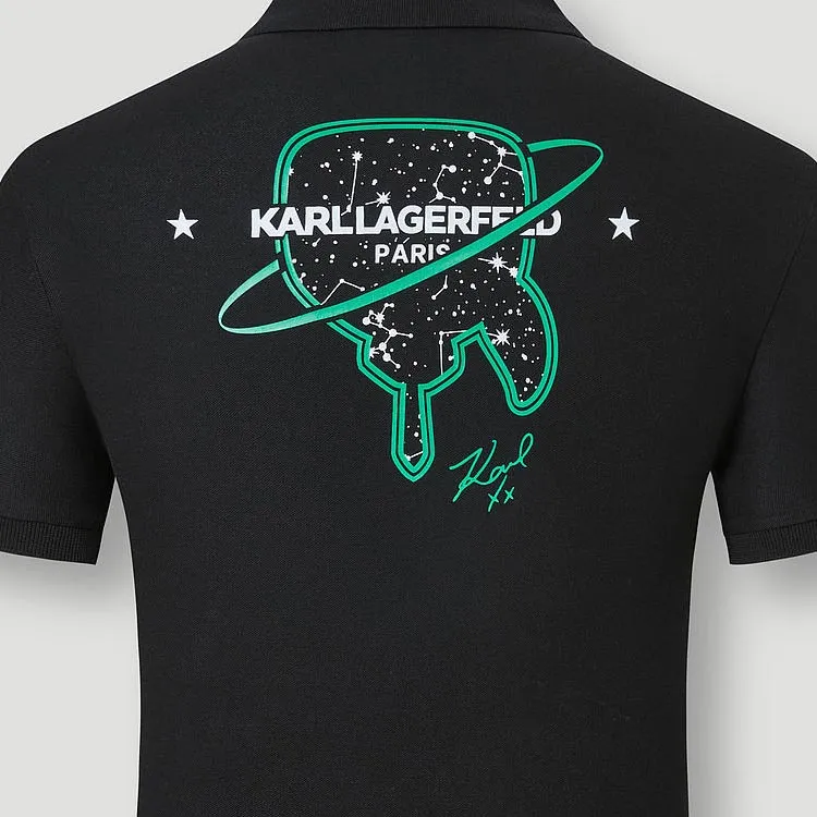 KARL LAGERFELD Polo Shirt Men's Black-6