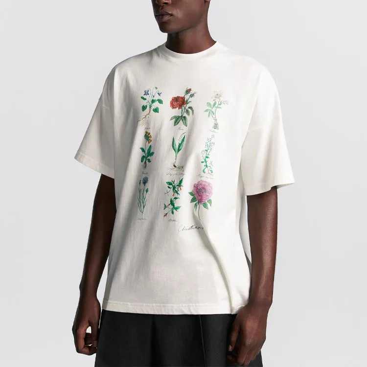 DIOR T Shirts Men White-3