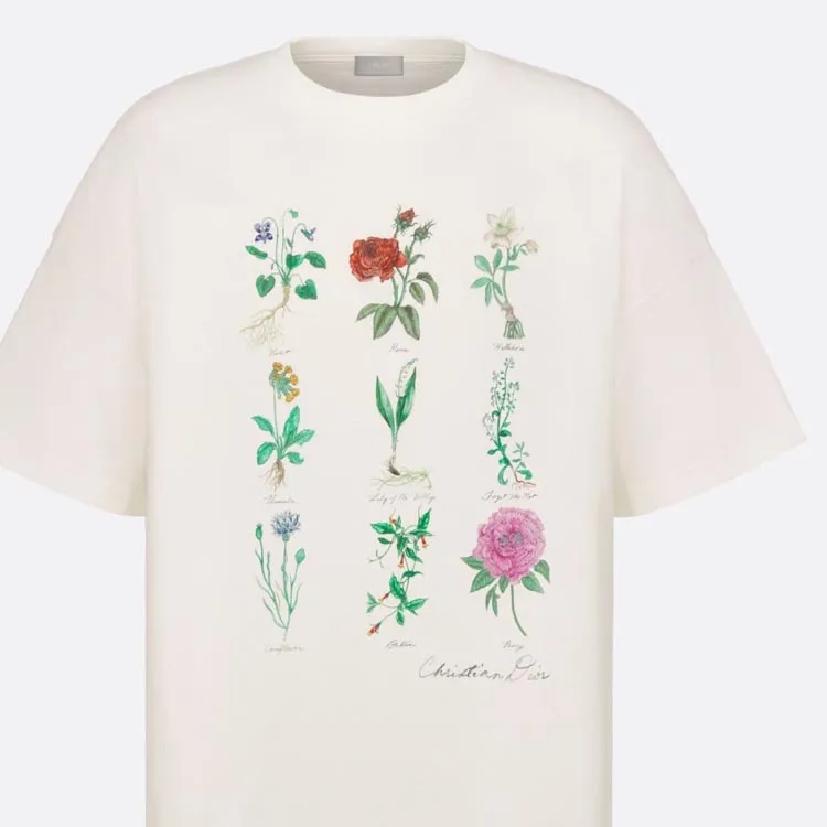 DIOR T Shirts Men White-6