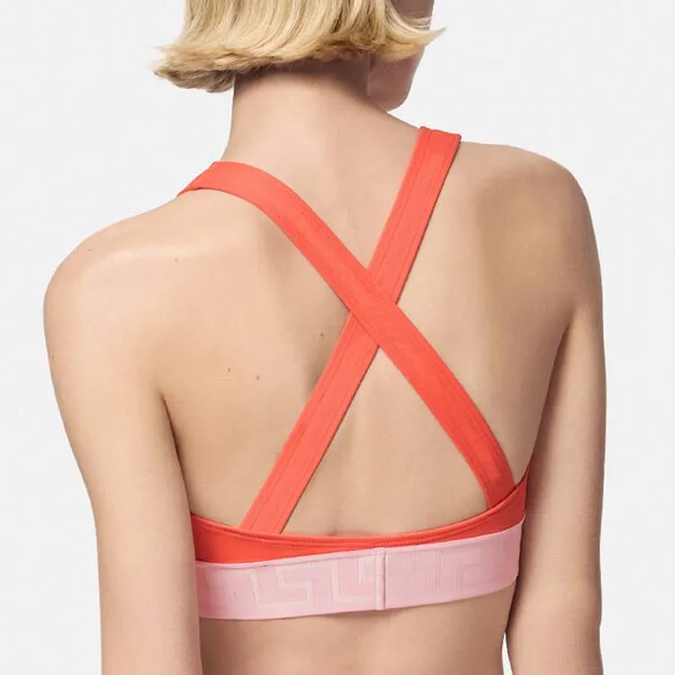 VERSACE Greca Border Bikini Top-2