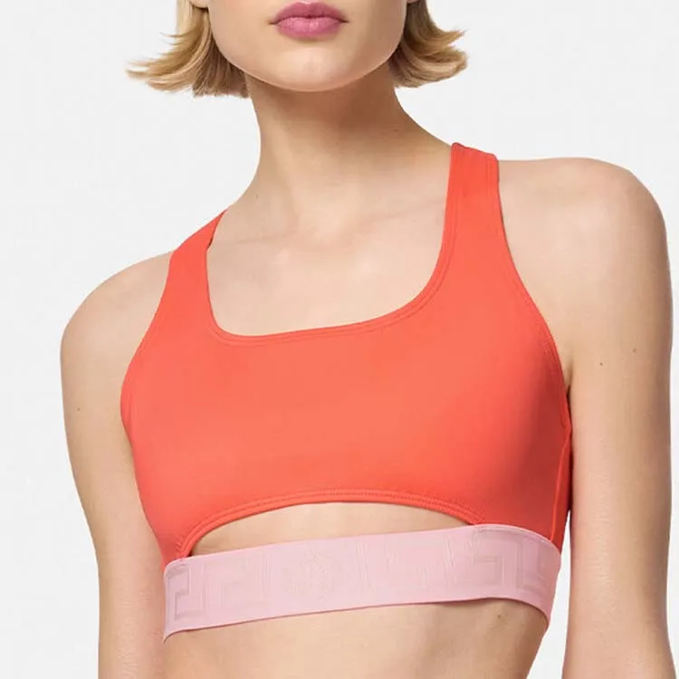 VERSACE Greca Border Bikini Top-1