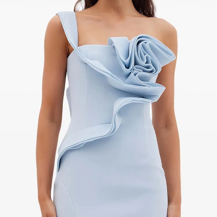 RACHEL GILBERT Wilder Floral-rosette Midi Dress-4
