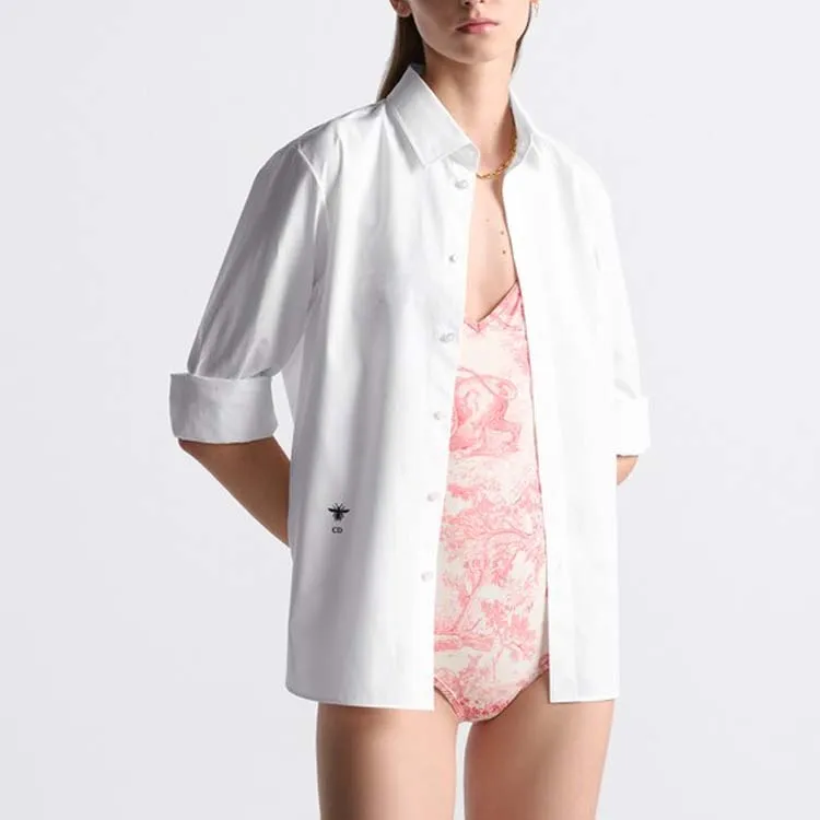 DIOR DIORIVIERA FW24 One piece Swimsuit Women's Candy Pink-2