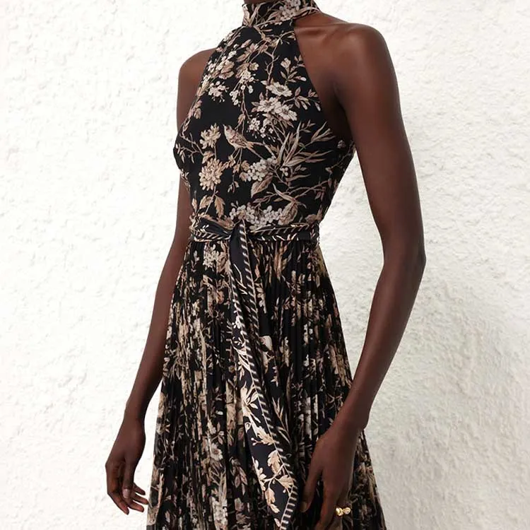 Zimmermann SS24 Sleeveless Dress Women's Black-4