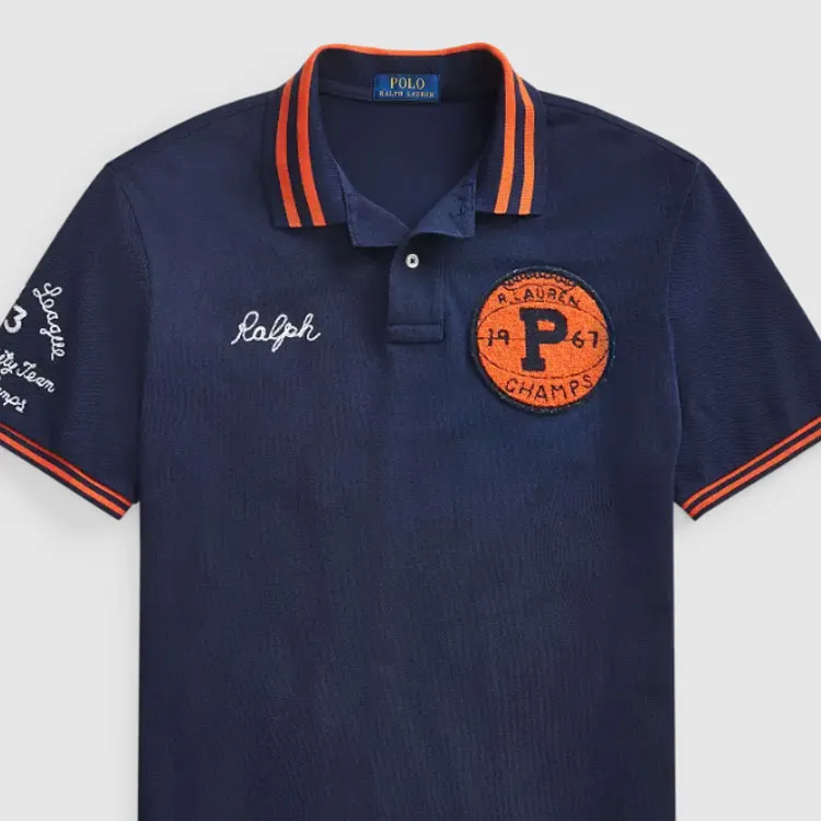 Polo Ralph Lauren Polo Shirts Men Marine Blue-5