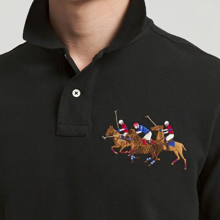 Polo Ralph Lauren Polo Shirts Men Black L - POIZON