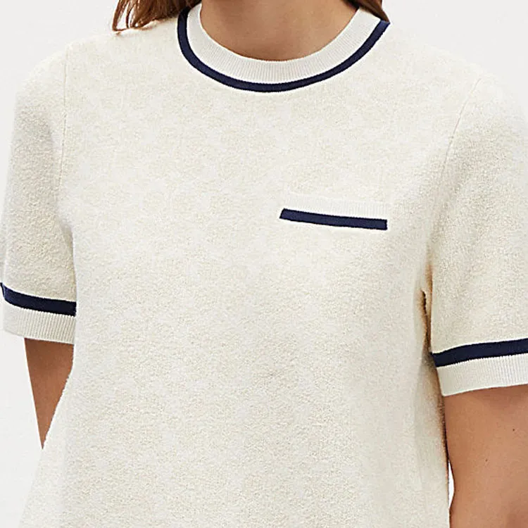 COACH SS24 Short Sleeved Dresses Women's Ivory White-4