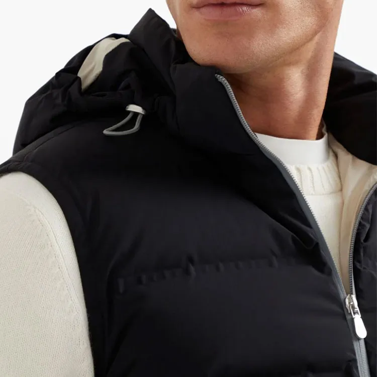 Brunello Cucinelli Zip Up Hooded Gilet-3