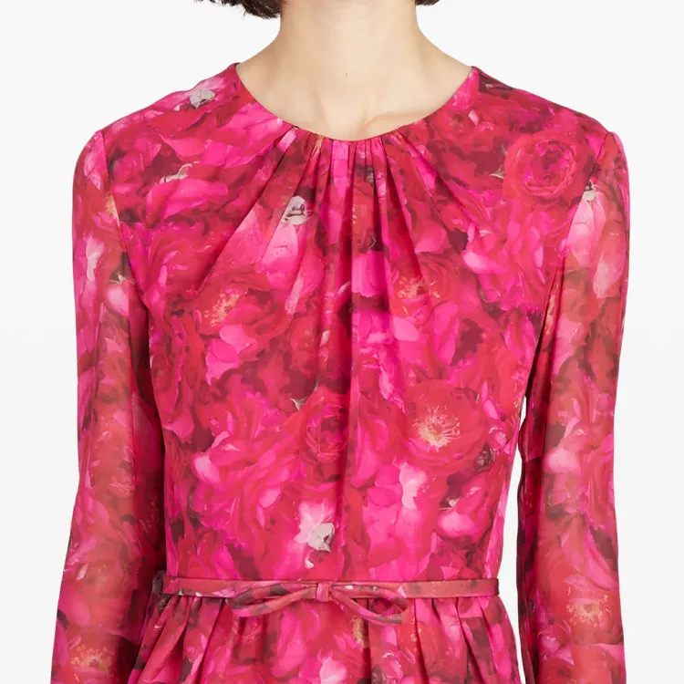 Giambattista Vall Rose Mania print Silk georgette Dress-4