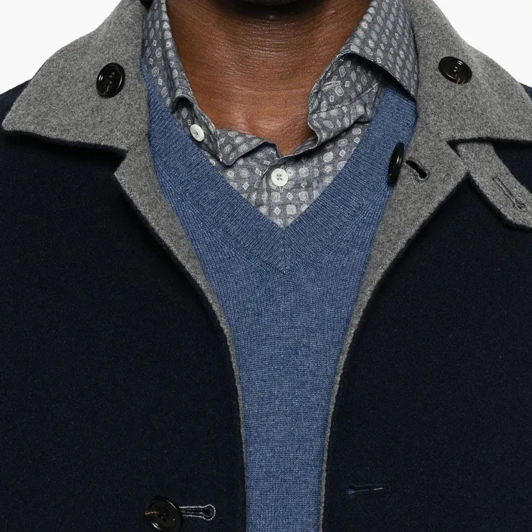 Brunello Cucinelli Reversible Cashmere Coat-5