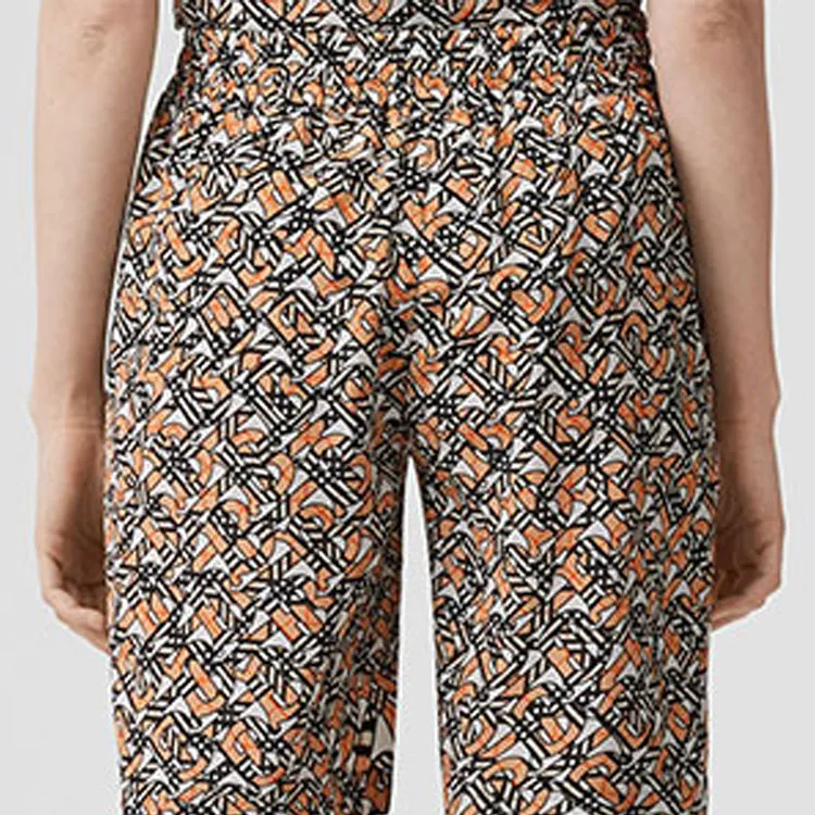 Burberry Tb Monogram Shorts White/Beige-3