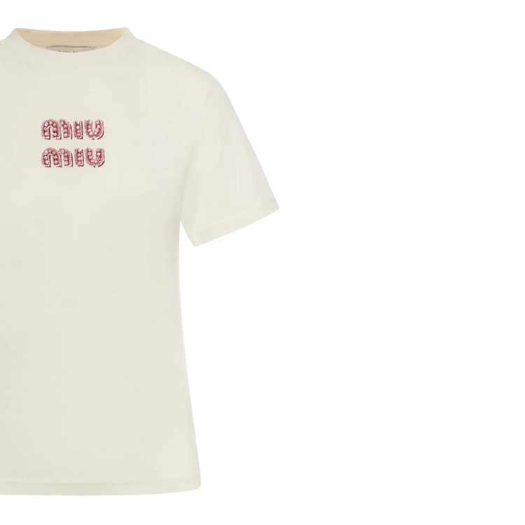 miu miu ミュウミュウ 白襟 Tシャツ xs