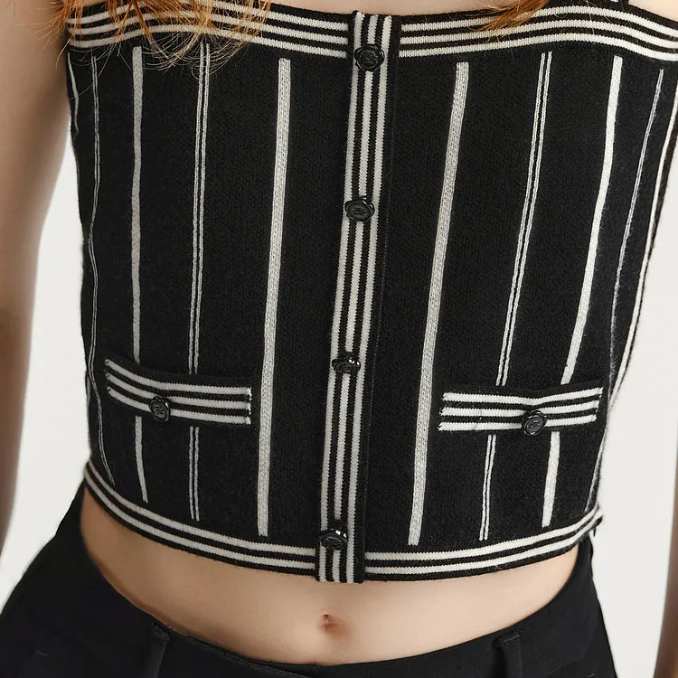 KARL LAGERFELD FW23 Camisole Women's Black-8