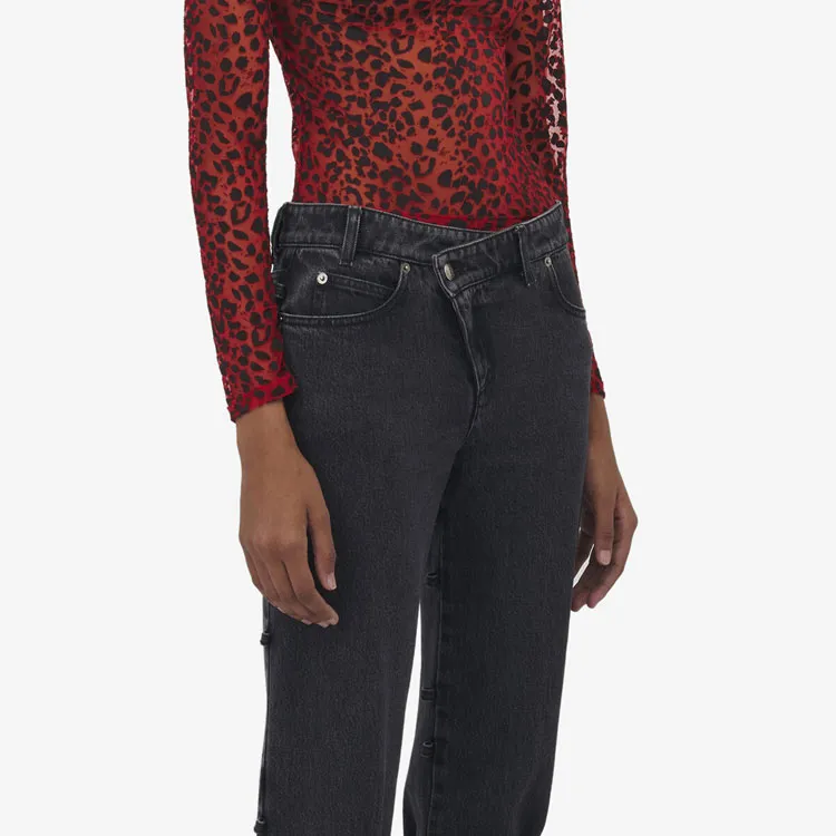 Alexander McQueen Tied Jeans-6