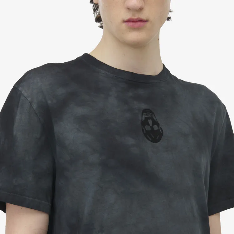 Alexander McQueen Skull Embroidered Tie Dyed T Shirt-5