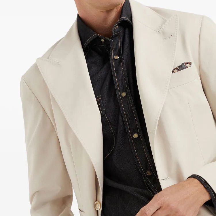 Brunello Cucinelli Single Breasted Tailored Blazer-4