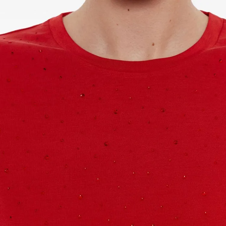 BIMBA Y LOLA T-Shirt Women's Red Chestnut-4