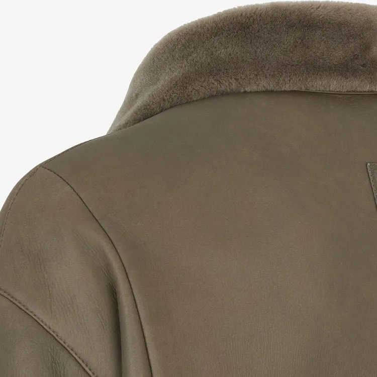 FENDI Zip-Up Oversized Blouson Jacket-3