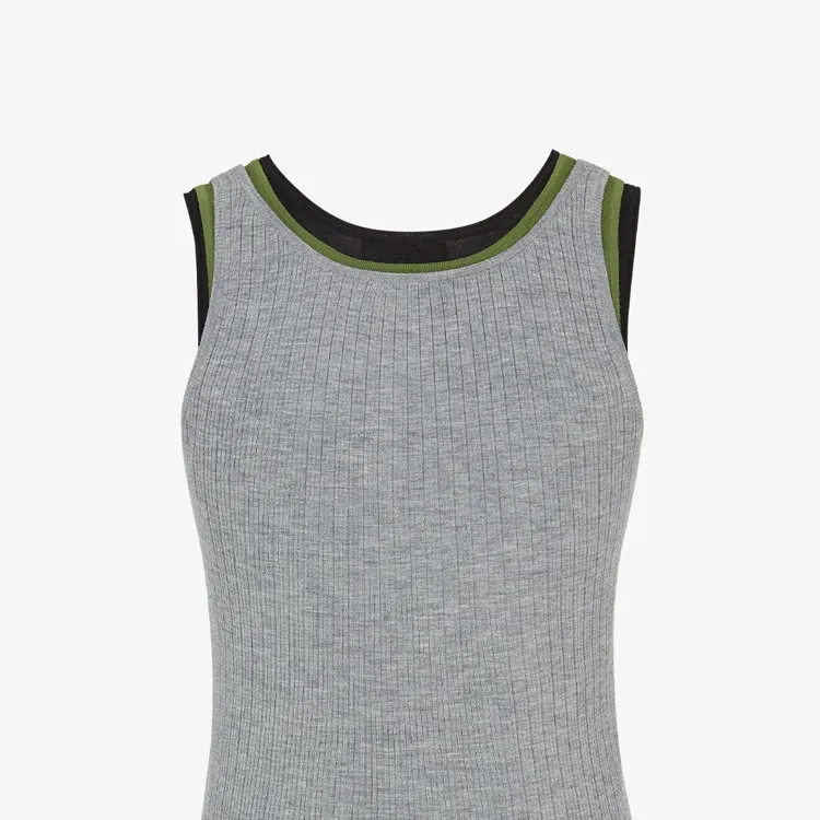 FENDI FW24 Tank Tops Men's Gray-2