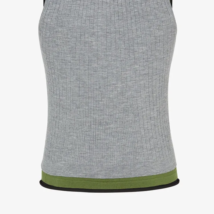 FENDI FW24 Tank Tops Men's Gray-3