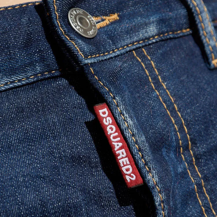 DSQUARED 2 Straight Leg Skinny Cut Jeans-4