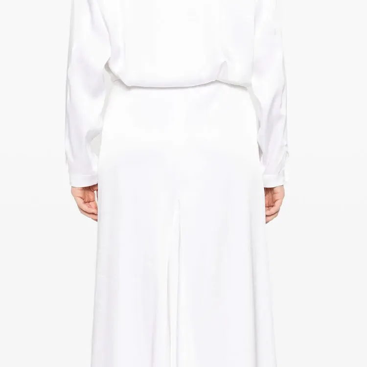 GIORGIO ARMANI Plunging V Neck Satin Gown-4