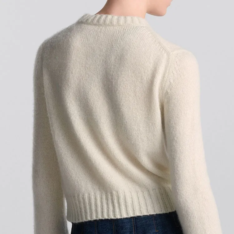 DIOR FW24 Cashmere Sweater Women's Ecru-2