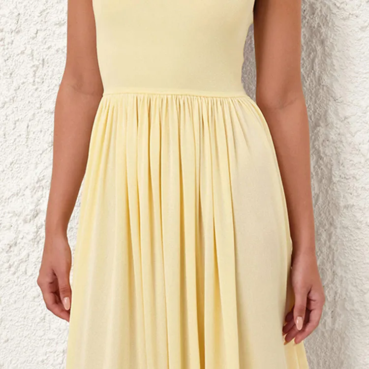 Zimmermann SS24 Sleeveless Dress Women's Lemon-4