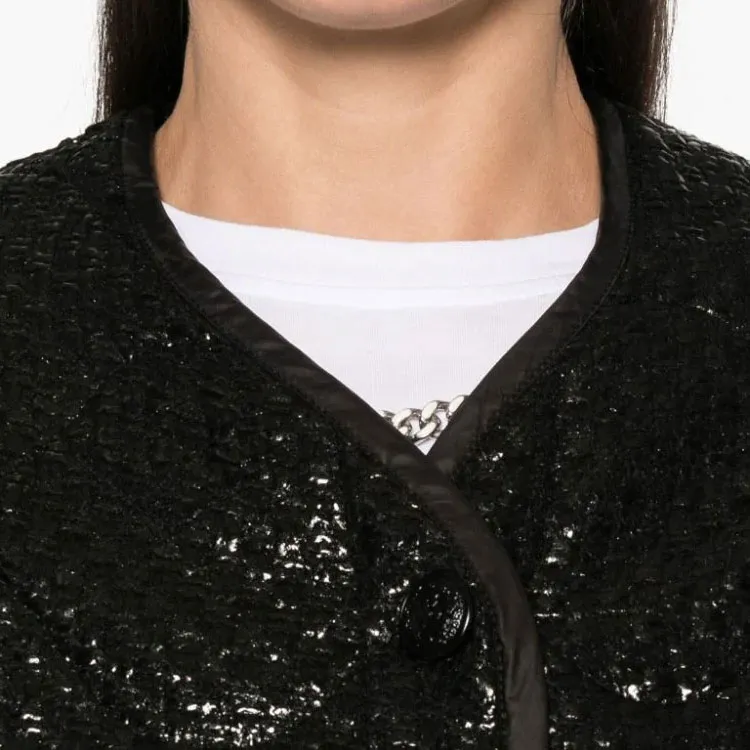 R13 Shimmer Textured Button Up Jacket-4
