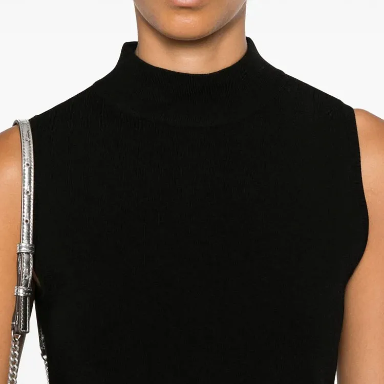 MICHAEL KORS Stretch Viscose Mock Neck Dress-4